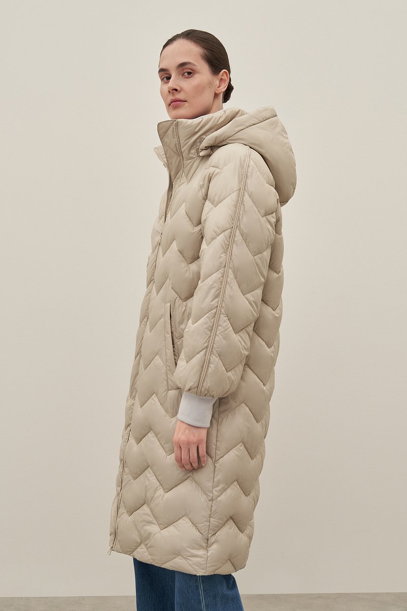 Женское пальто с капюшоном, Модель FAD11060, Фото №4