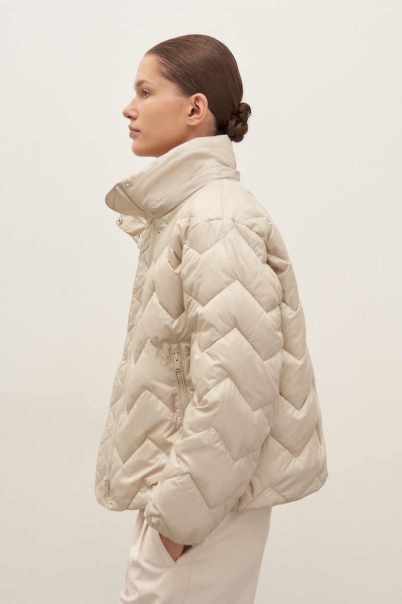 Куртка утепленная с воротником стойкой, Модель FAD11061, Фото №4