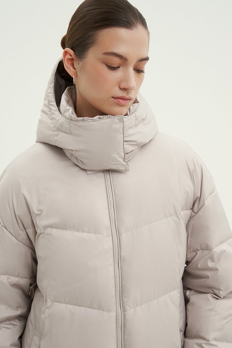 Пуховое женское пальто, Модель FAD11067, Фото №5