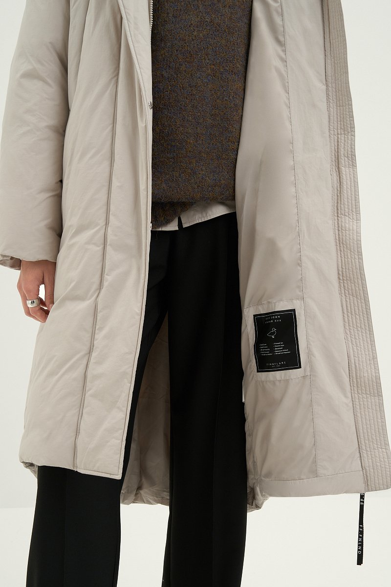 Пуховое женское пальто, Модель FAD11069, Фото №6