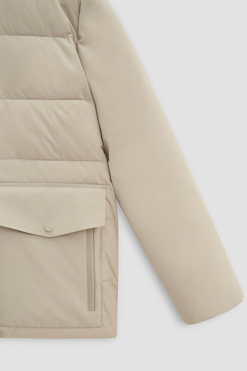 Куртка утепленная из водонепроницаемой ткани, Модель FAD21066, Фото №8