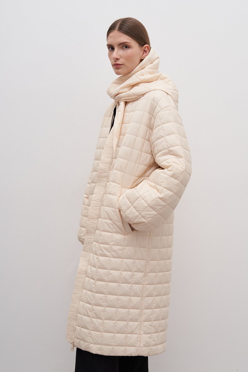 Утепленное женское пальто, Модель FAD11013, Фото №4