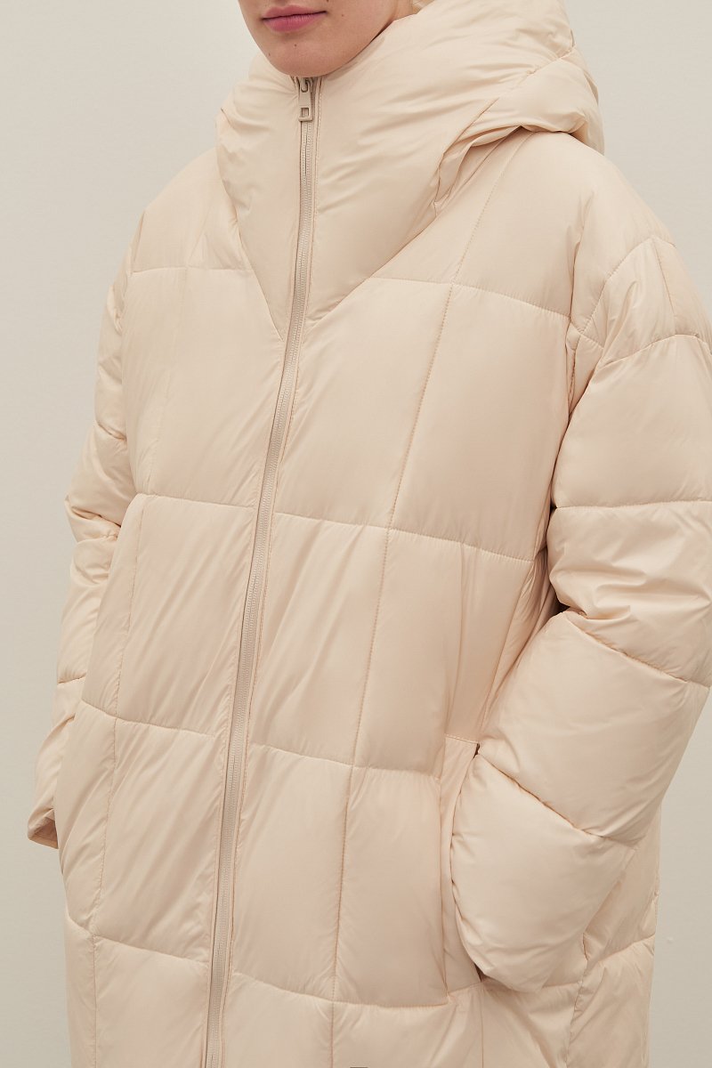 Пальто утепленное из водонепроницаемой ткани, Модель FAD11014, Фото №3