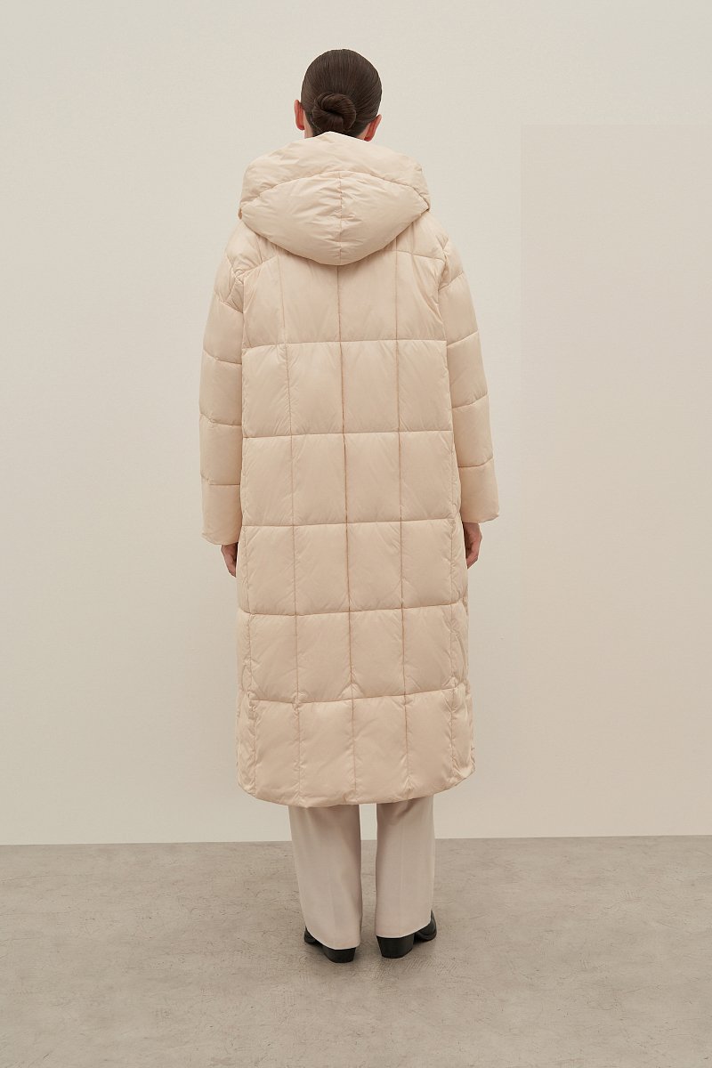 Пальто утепленное из водонепроницаемой ткани, Модель FAD11014, Фото №5