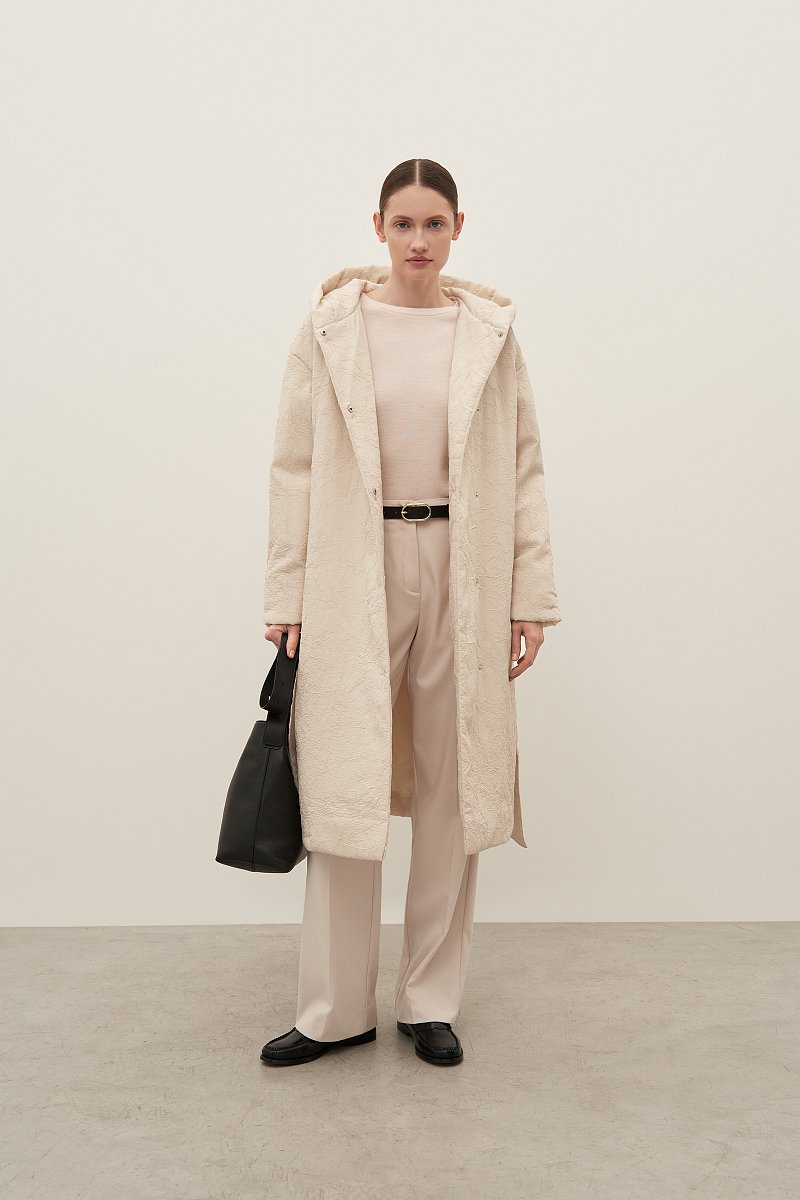 Стеганое женское пальто, Модель FAD11044, Фото №2
