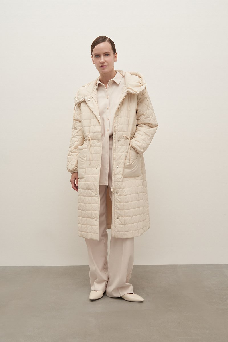 Пальто утепленное с капюшоном, Модель FAD11099, Фото №2
