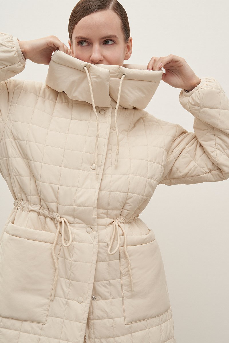 Пальто утепленное с капюшоном, Модель FAD11099, Фото №3