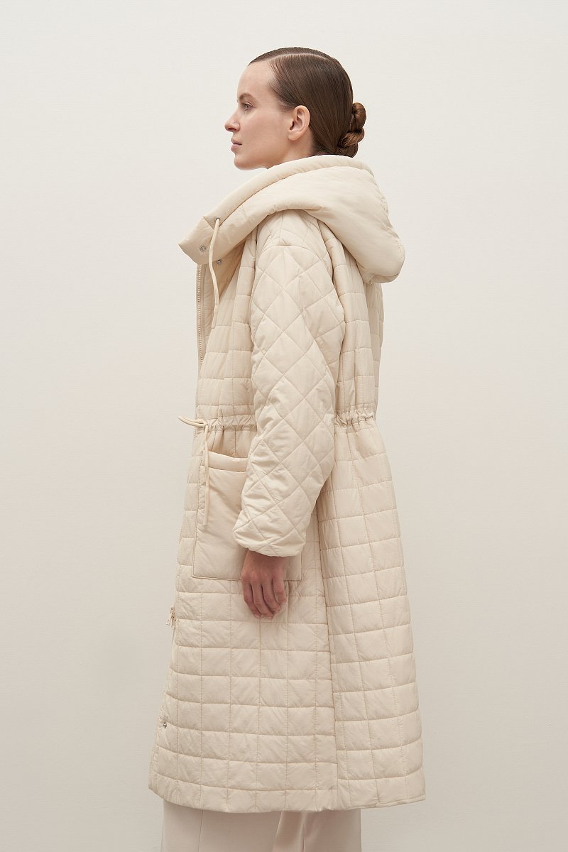 Пальто утепленное с капюшоном, Модель FAD11099, Фото №4