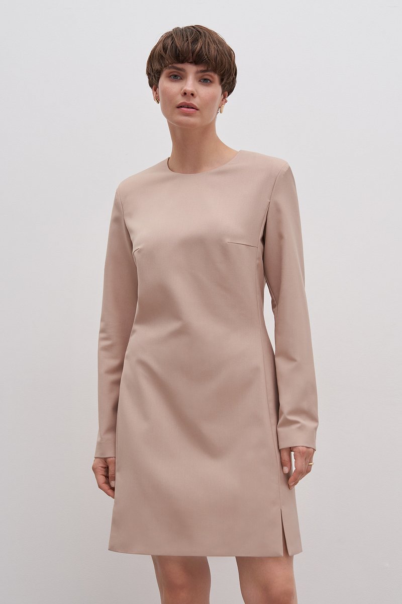 Женское платье в длине мини с боковыми разрезами, Модель FAD110268, Фото №2