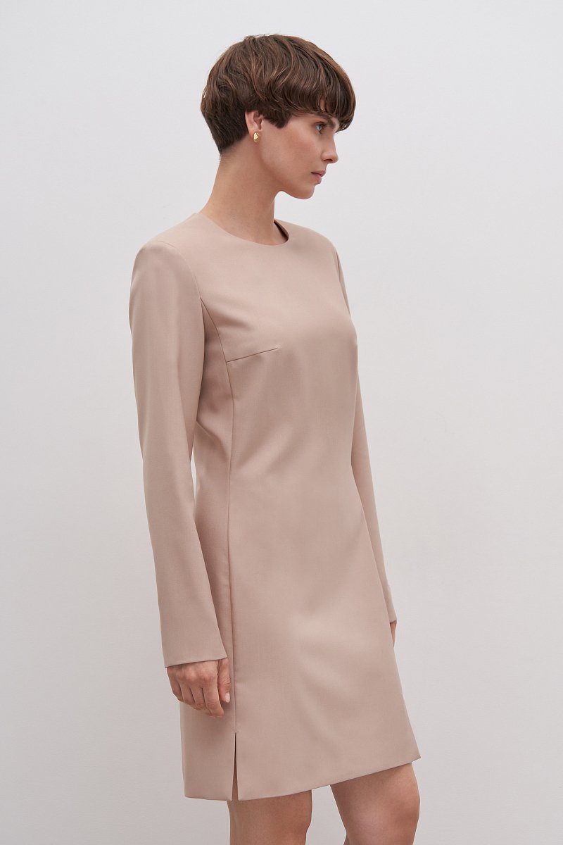 Женское платье в длине мини с боковыми разрезами, Модель FAD110268, Фото №5