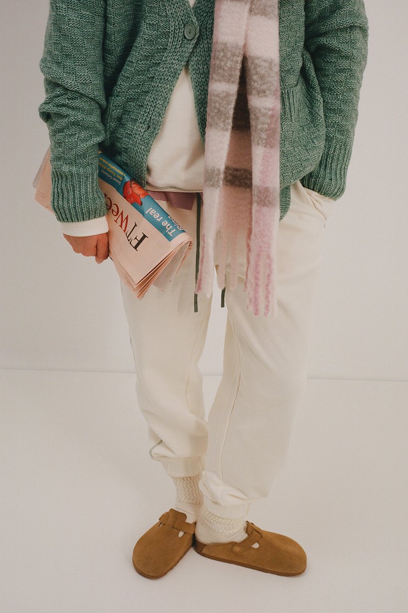 Женские брюки-джоггеры из хлопка, Модель FAD110138, Фото №2