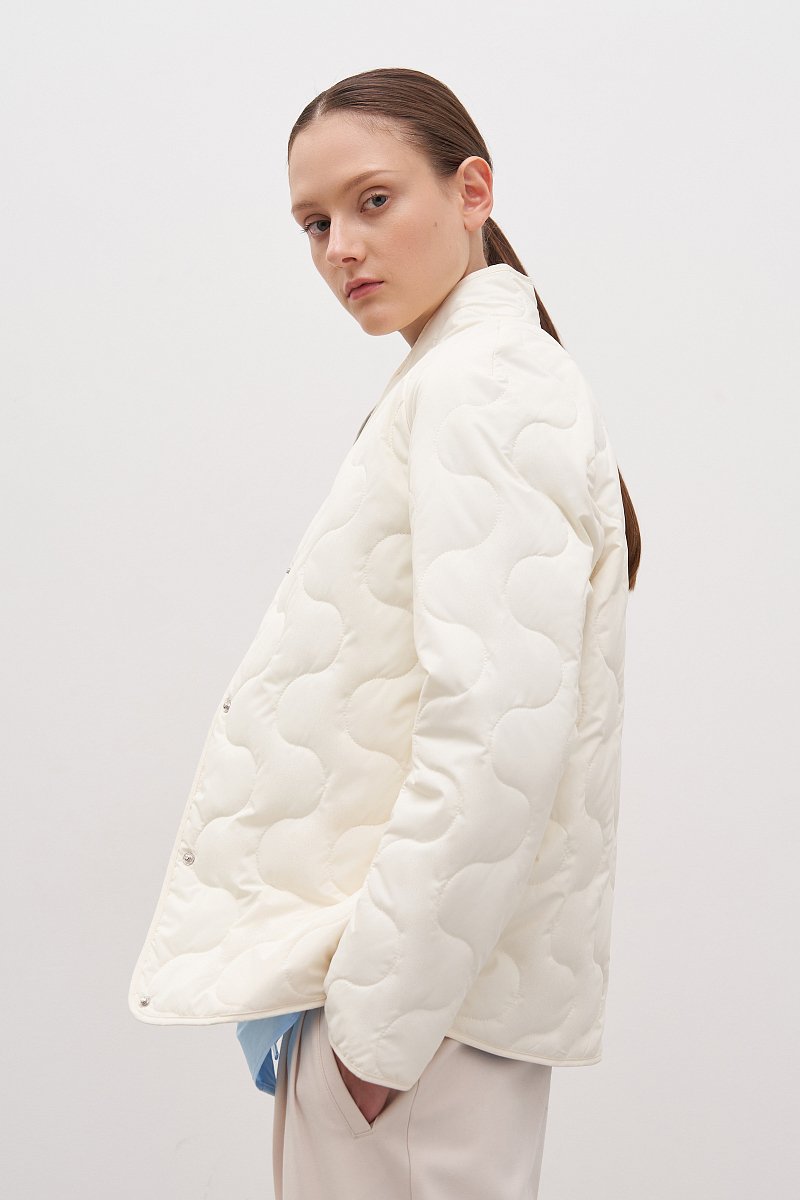 Куртка утепленная с воротником стойкой, Модель FAD110212, Фото №4