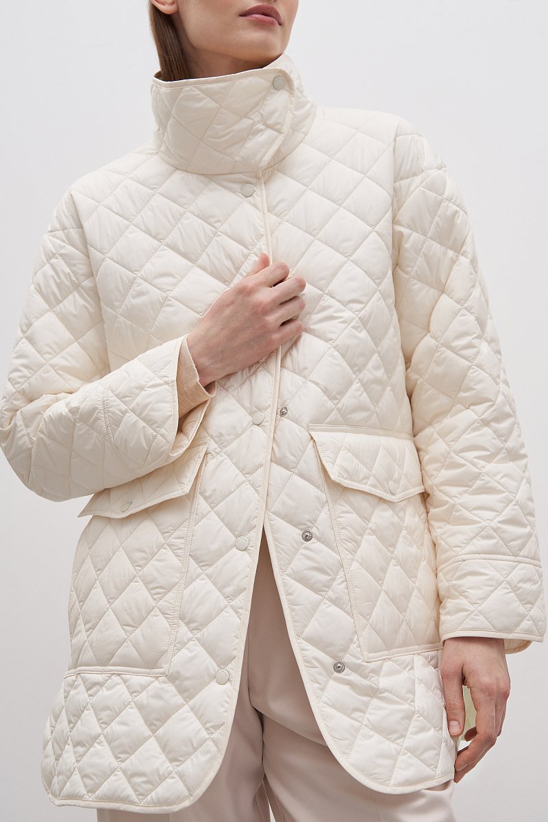 Куртка утепленная с воротником стойкой, Модель FAD11029, Фото №3