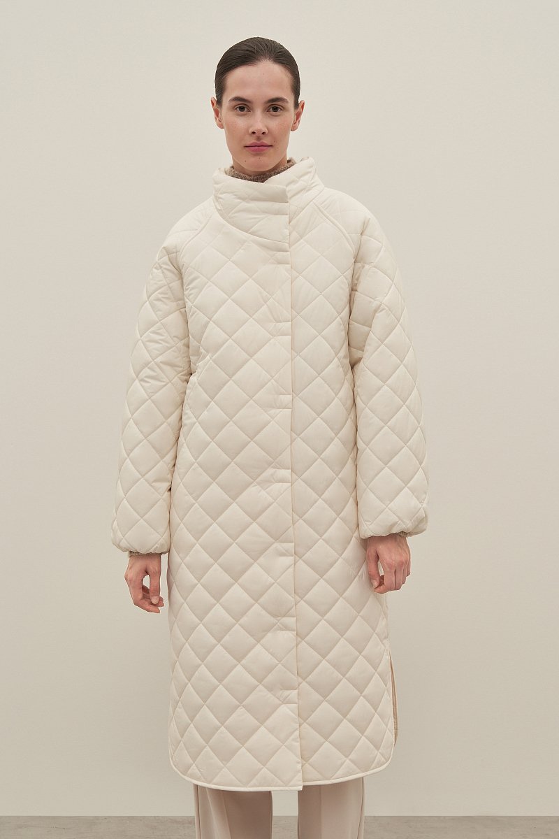 Стеганое женское пальто, Модель FAD11030, Фото №1