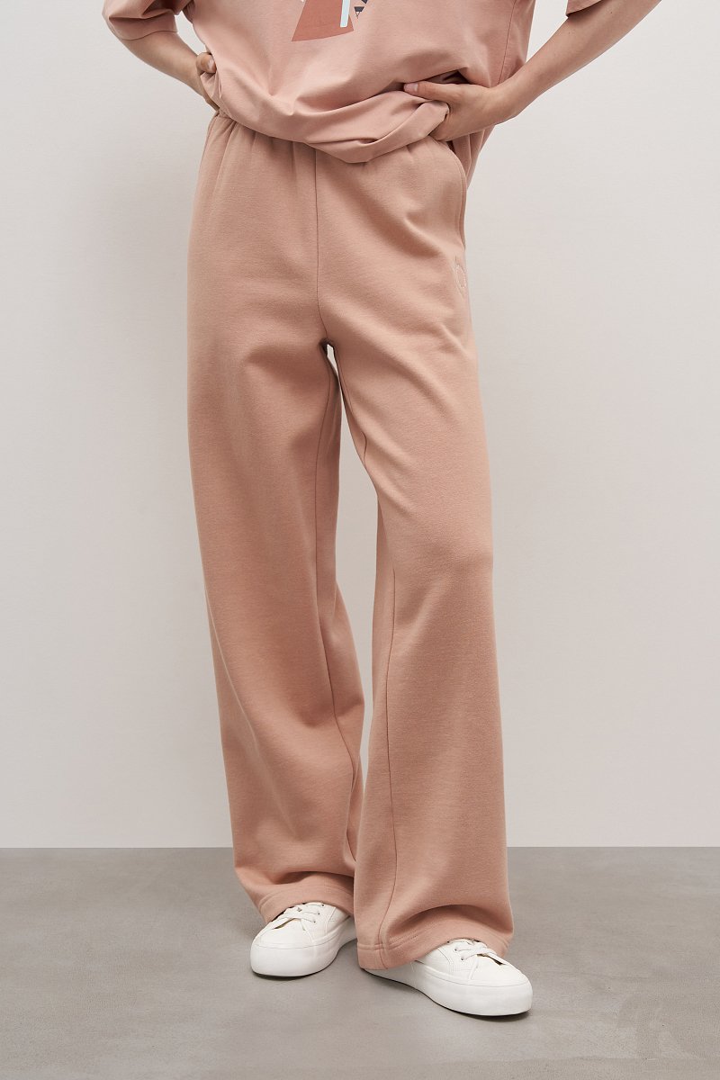 Трикотажные женские брюки из хлопка, Модель FAD110180, Фото №2