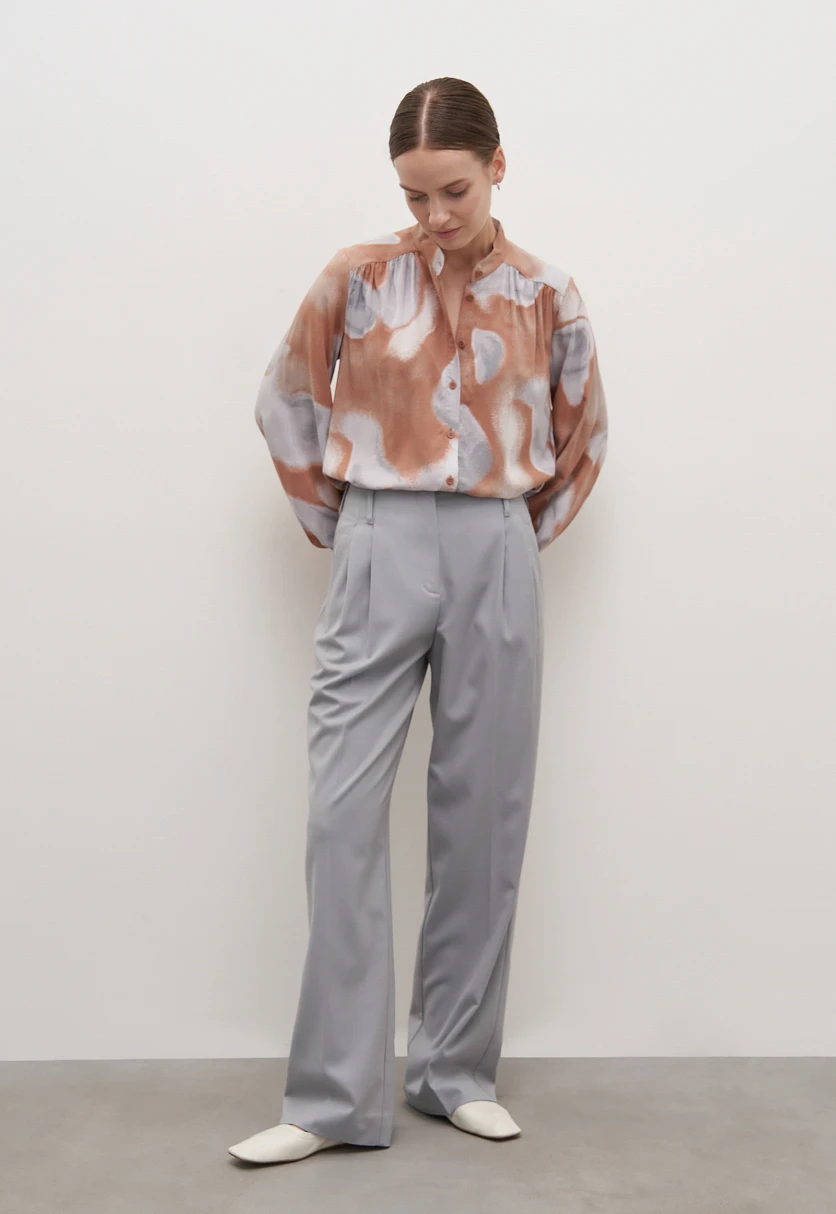 Блузка с воротником-стойкой, Модель FAD110251, Фото №2