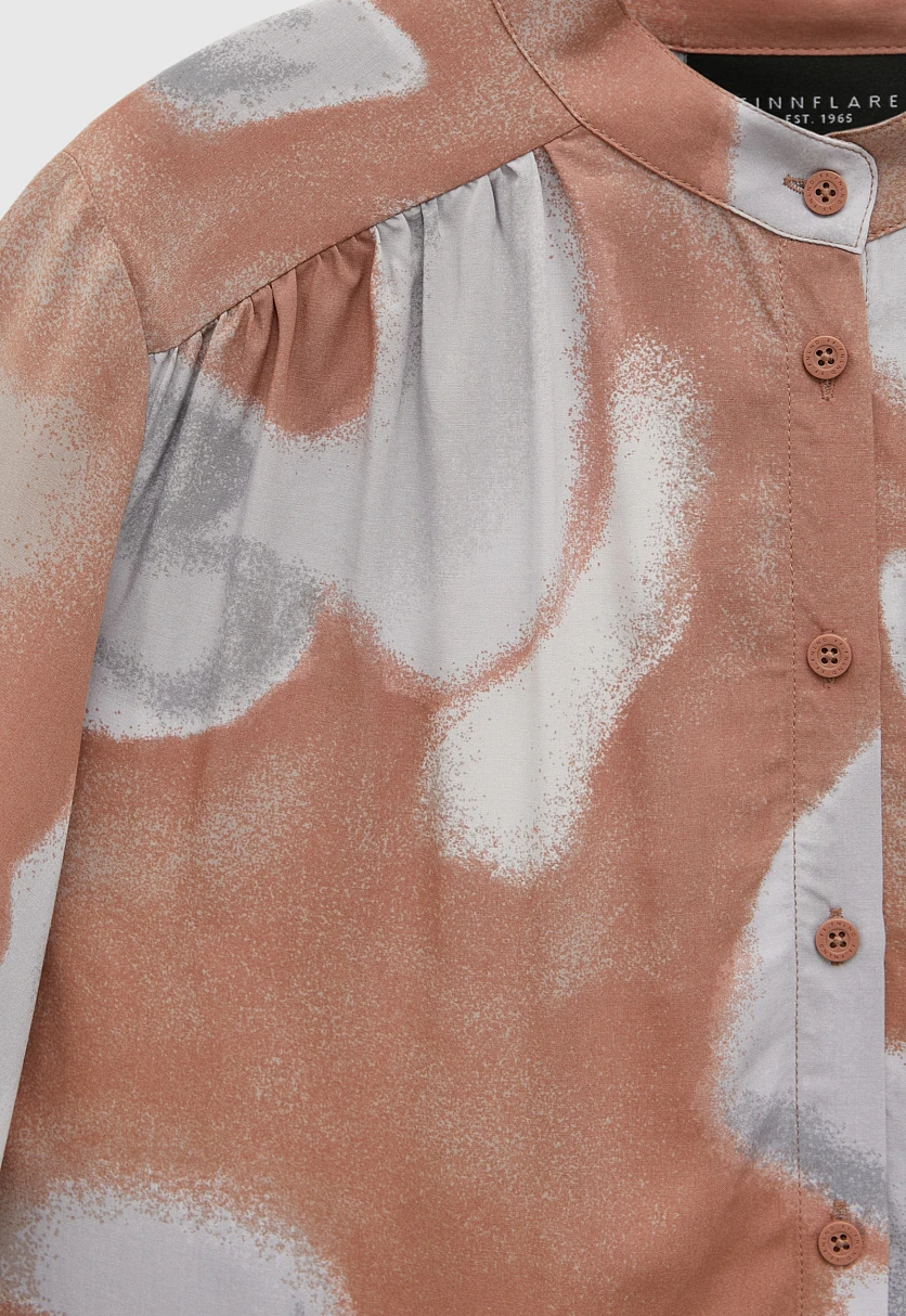 Блузка с воротником-стойкой, Модель FAD110251, Фото №6