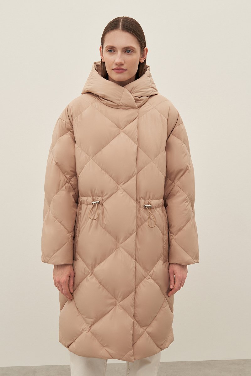 Пуховое женское пальто, Модель FAD11031, Фото №1
