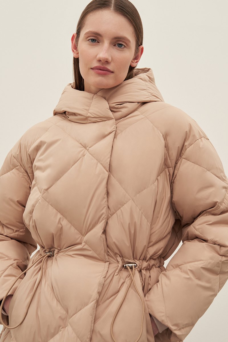 Пуховое женское пальто, Модель FAD11031, Фото №3