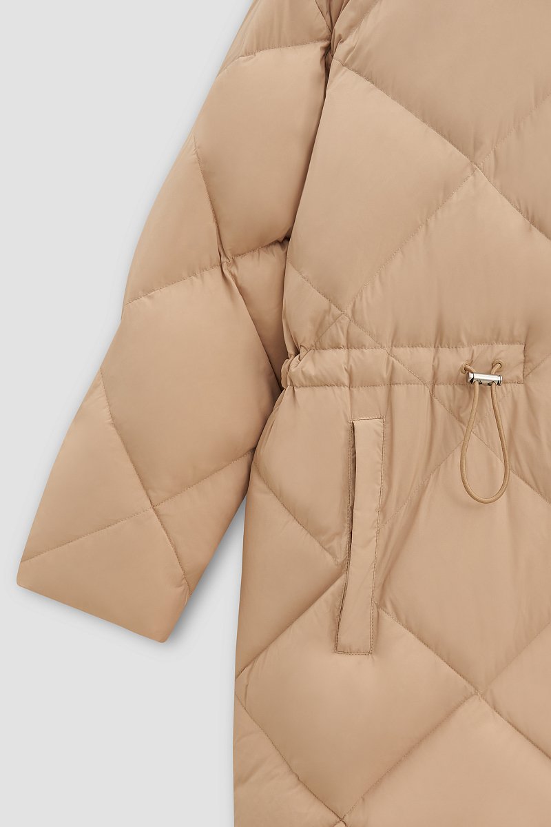Пуховое пальто из водонепроницаемой ткани, Модель FAD11031, Фото №7