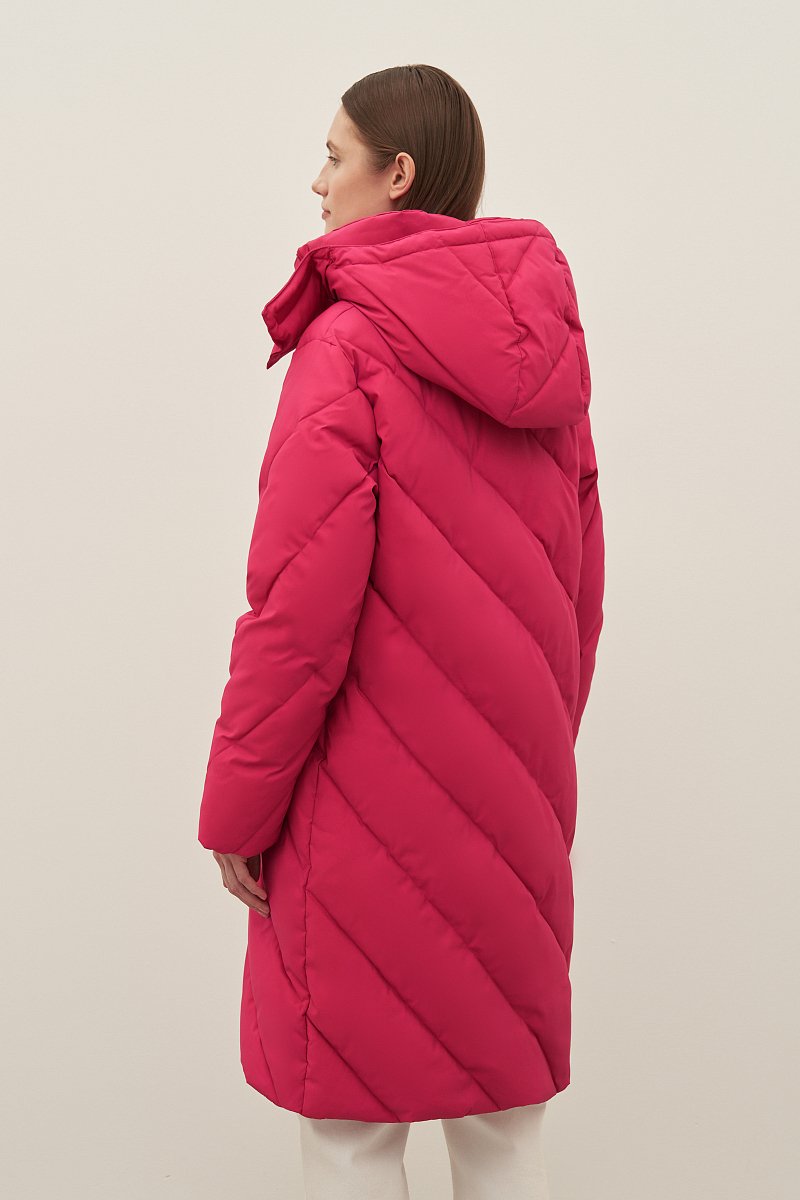Стеганое женское пальто, Модель FAD11065, Фото №4