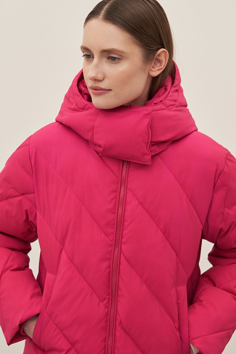 Пальто утепленное женское из термоткани, Модель FAD11065, Фото №6