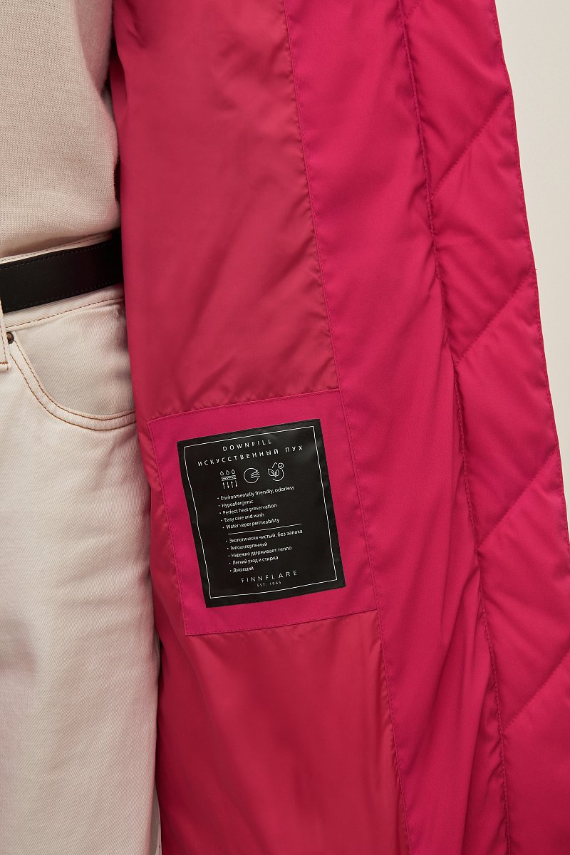 Стеганое женское пальто, Модель FAD11065, Фото №6