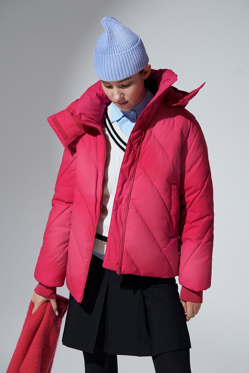 Куртка утепленная женская из термоткани, Модель FAD11066, Фото №1