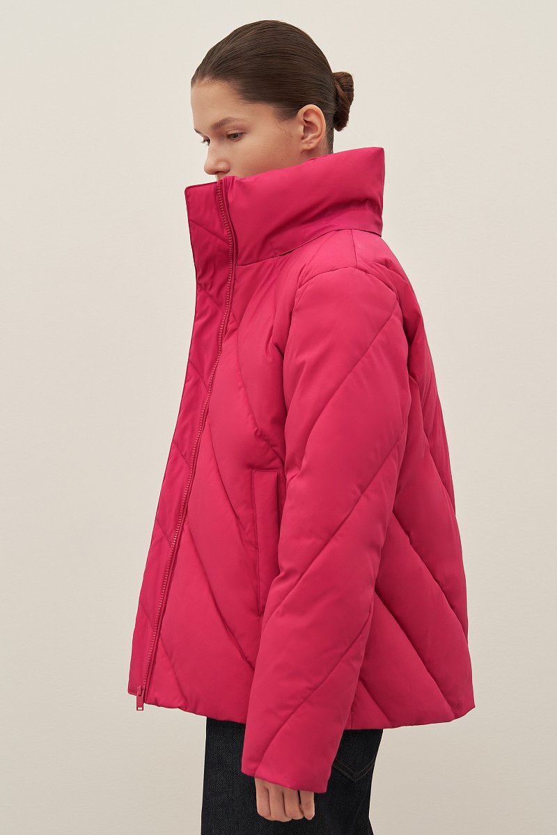 Куртка утепленная женская из термоткани, Модель FAD11066, Фото №3