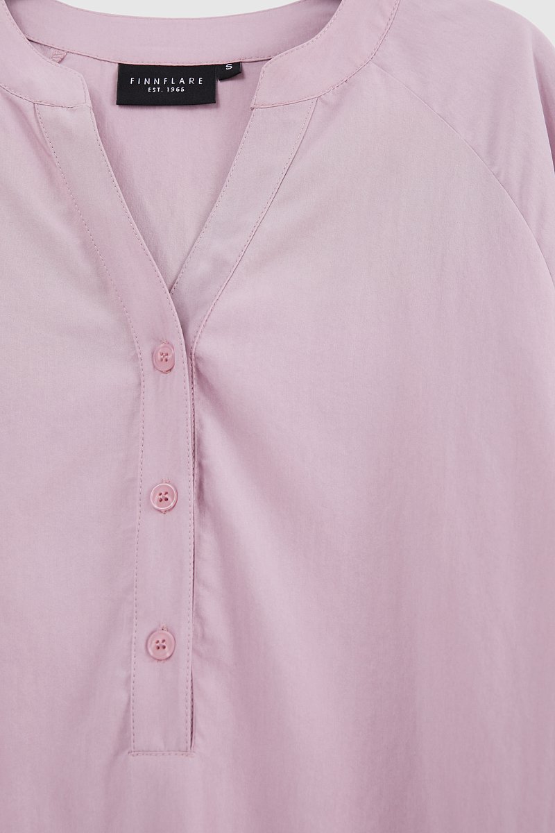 Женская рубашка с воротником-стойкой, Модель FAD110242R, Фото №6