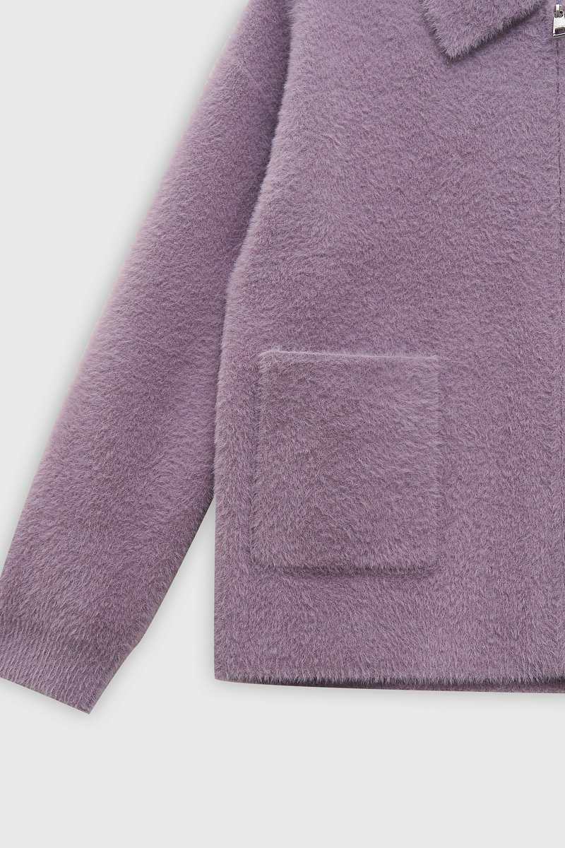 Трикотажный женский кардиган на молнии, Модель FAD11102, Фото №6