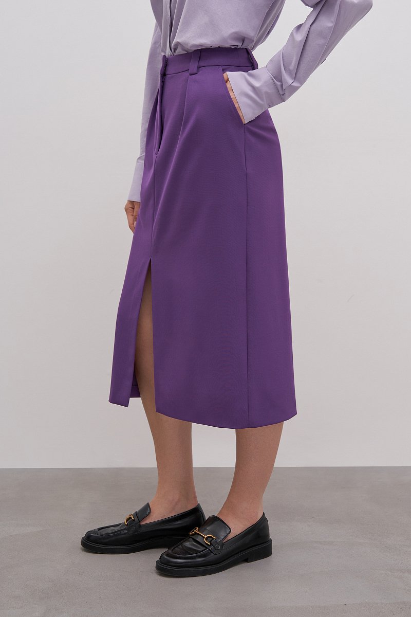 Женская юбка в длинне миди, Модель FAD110121, Фото №3