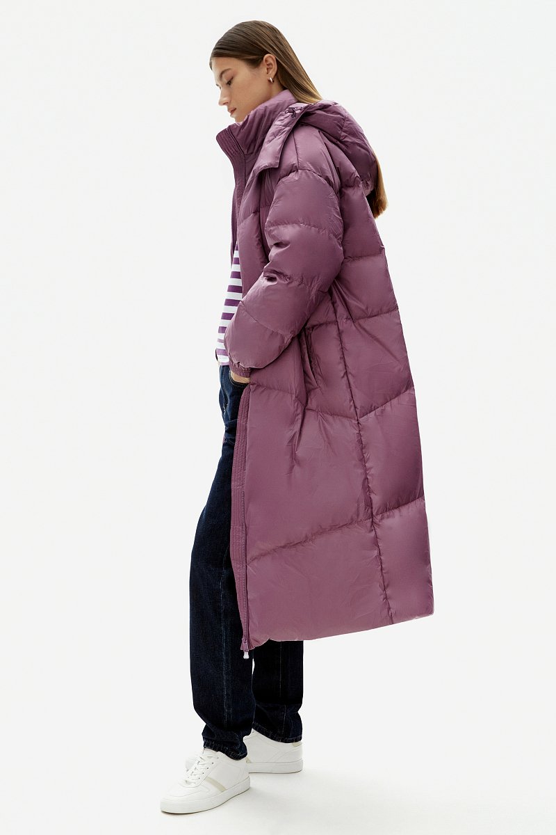 Пуховое женское пальто, Модель FAD11067, Фото №3