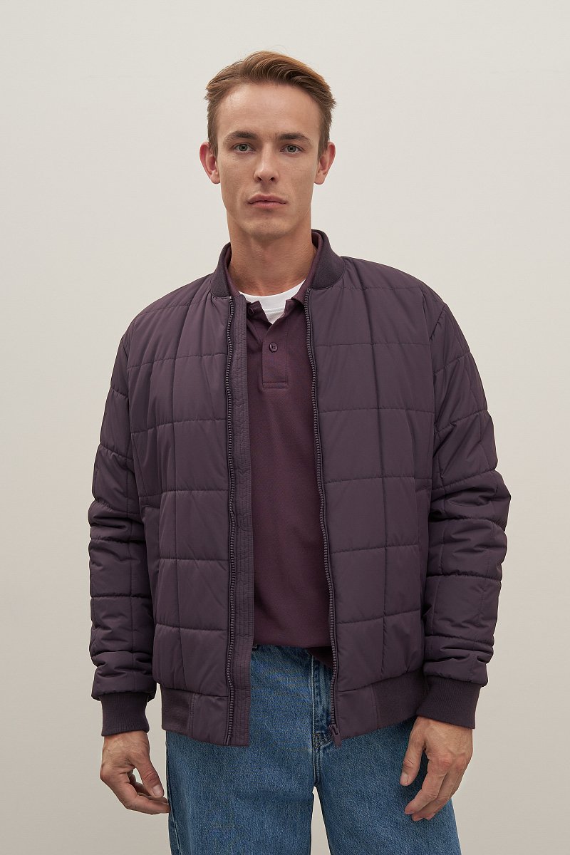 Куртка утепленная с воротником стойкой, Модель FAD21040, Фото №1