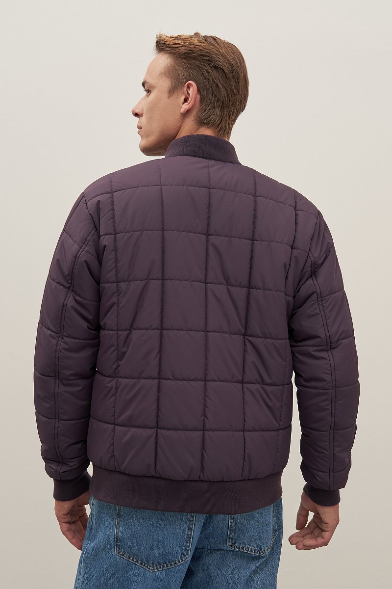 Куртка утепленная с воротником стойкой, Модель FAD21040, Фото №5