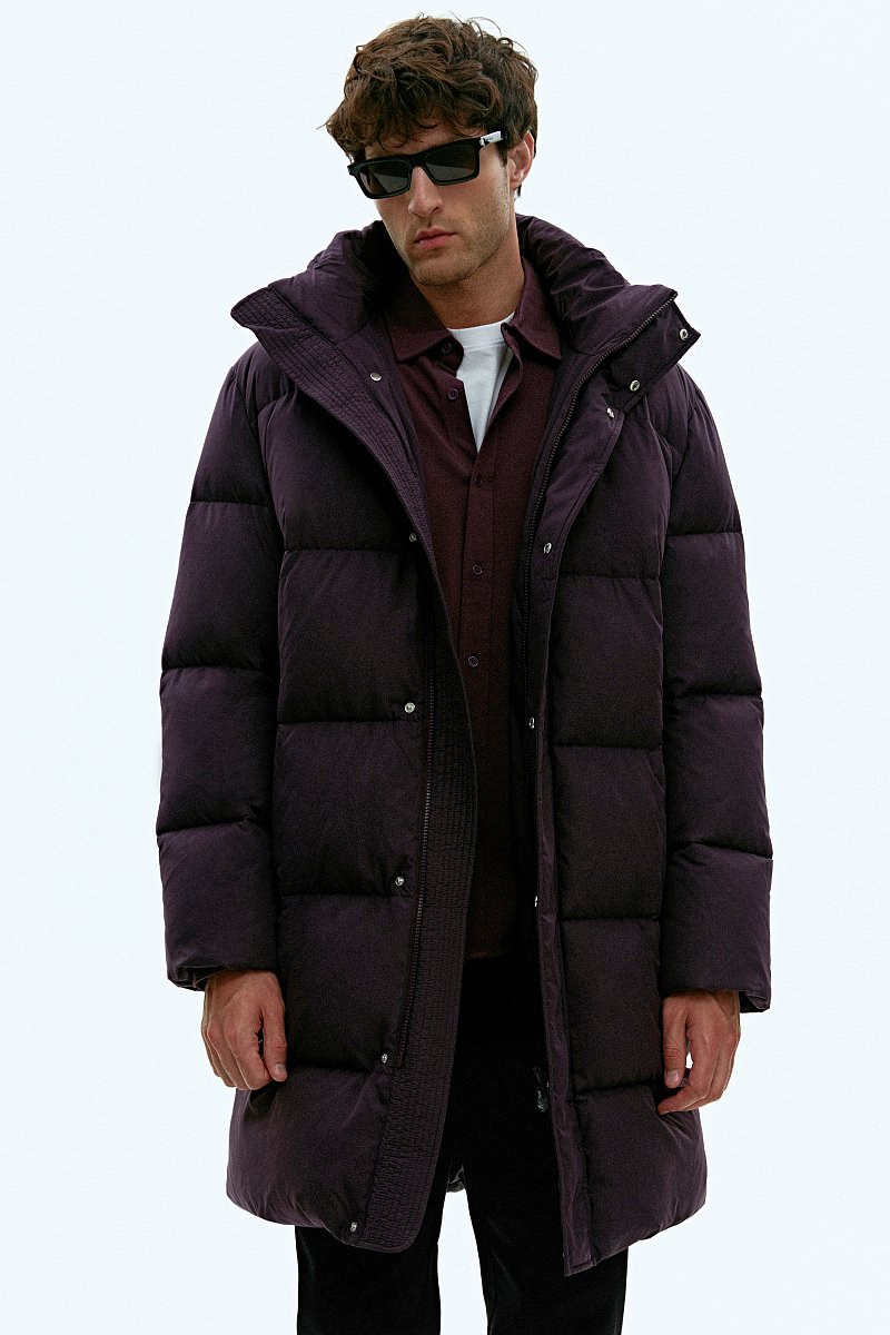 Пальто утепленное с утиным пухом, Модель FAD21042, Фото №1
