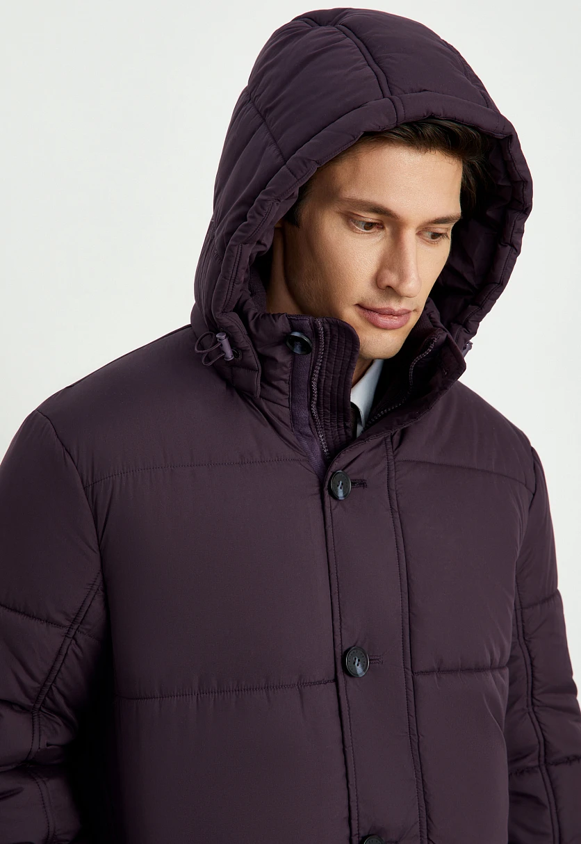 Полупальто утепленное с воротником-стойкой, Модель FAD21041, Фото №6