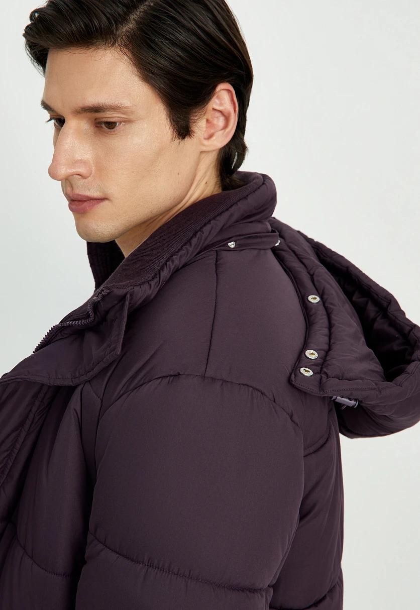 Полупальто утепленное с воротником-стойкой, Модель FAD21041, Фото №8