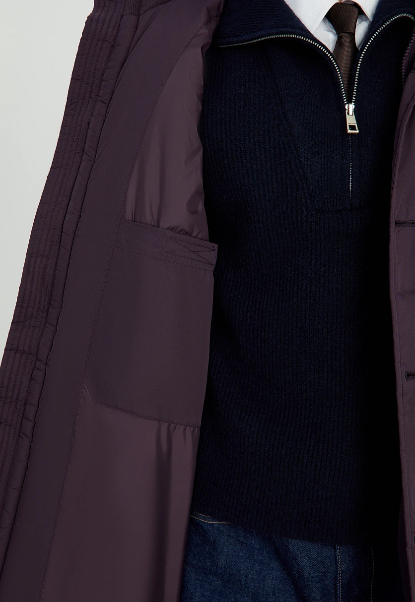 Полупальто утепленное с воротником-стойкой, Модель FAD21041, Фото №7