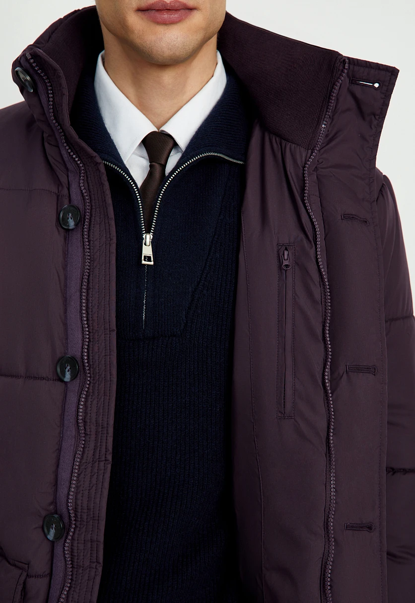 Полупальто утепленное с воротником-стойкой, Модель FAD21041, Фото №10