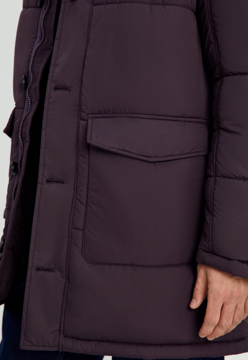 Полупальто утепленное с воротником-стойкой, Модель FAD21041, Фото №9