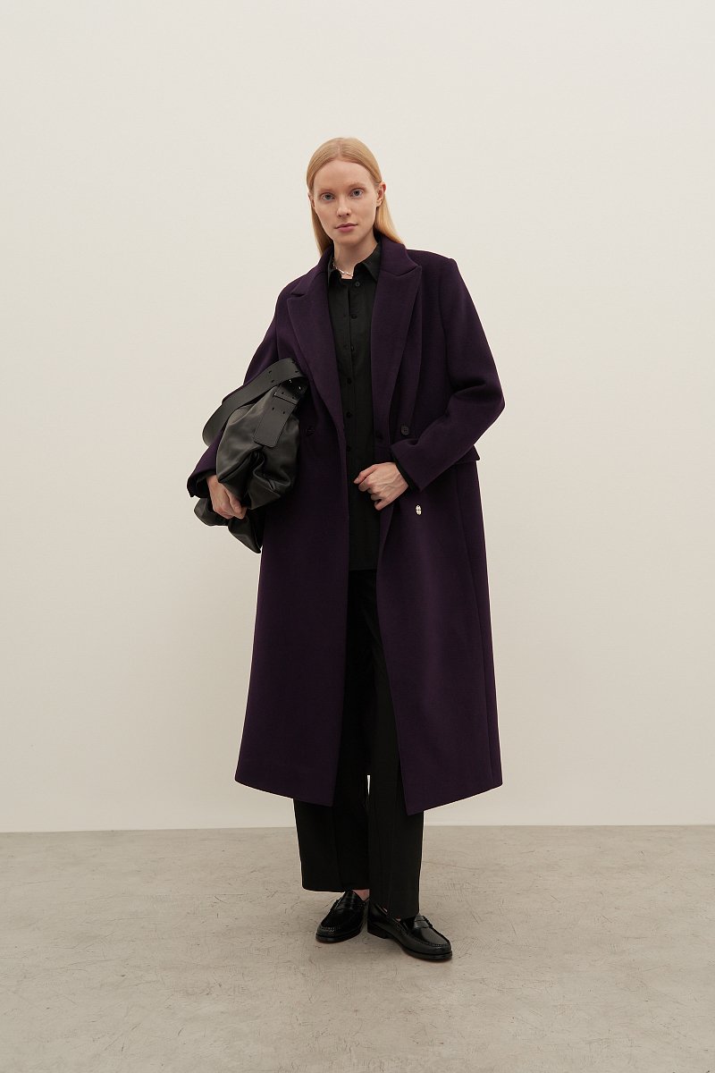 Пальто утепленное с шерстью, Модель FAD11024, Фото №1