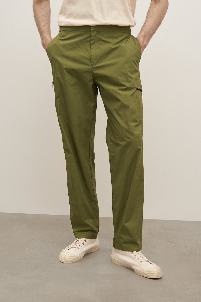 Трикотажный мужские брюки из хлопка, Модель FAD21025, Фото №2