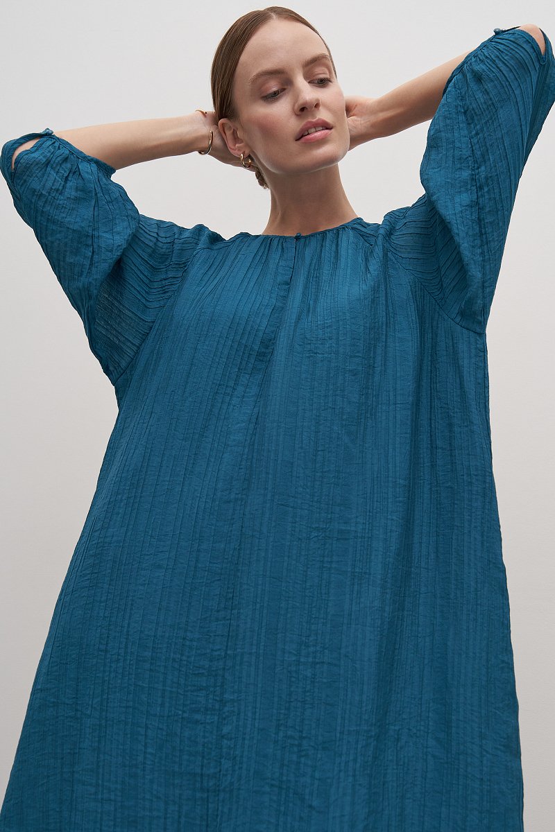 Платье A-силуэта из хлопка, Модель FAD110253, Фото №4
