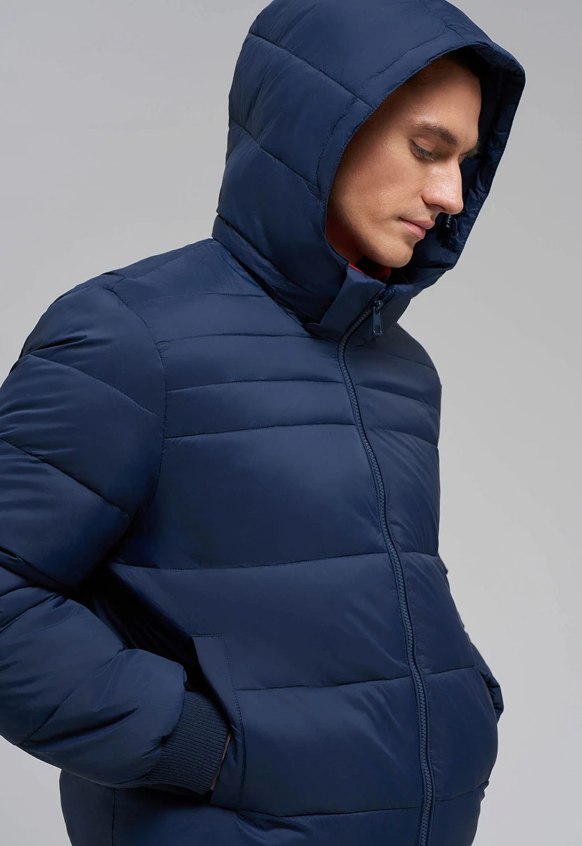 Утепленная куртка с воротником-стойкой, Модель FAE210110, Фото №7