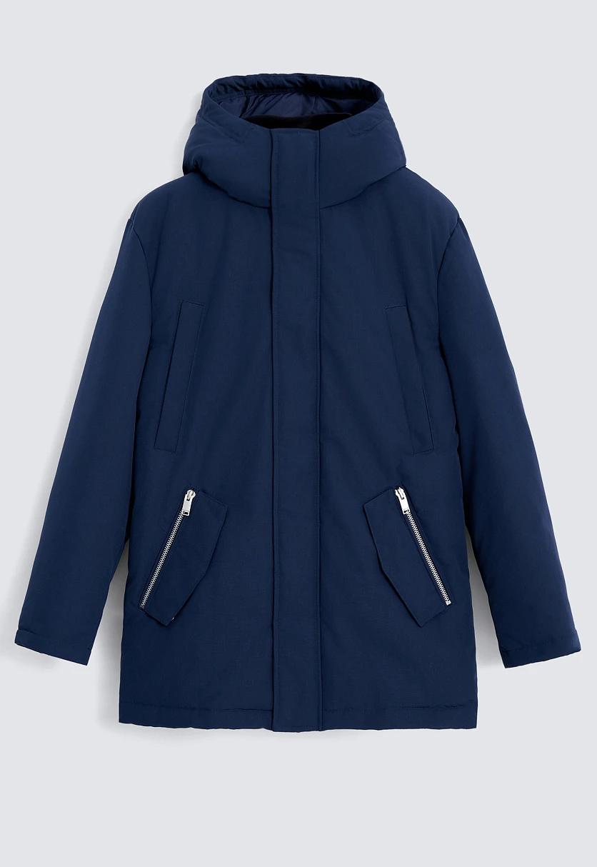 Однобортное пальто с капюшоном, Модель FAE210114, Фото №10