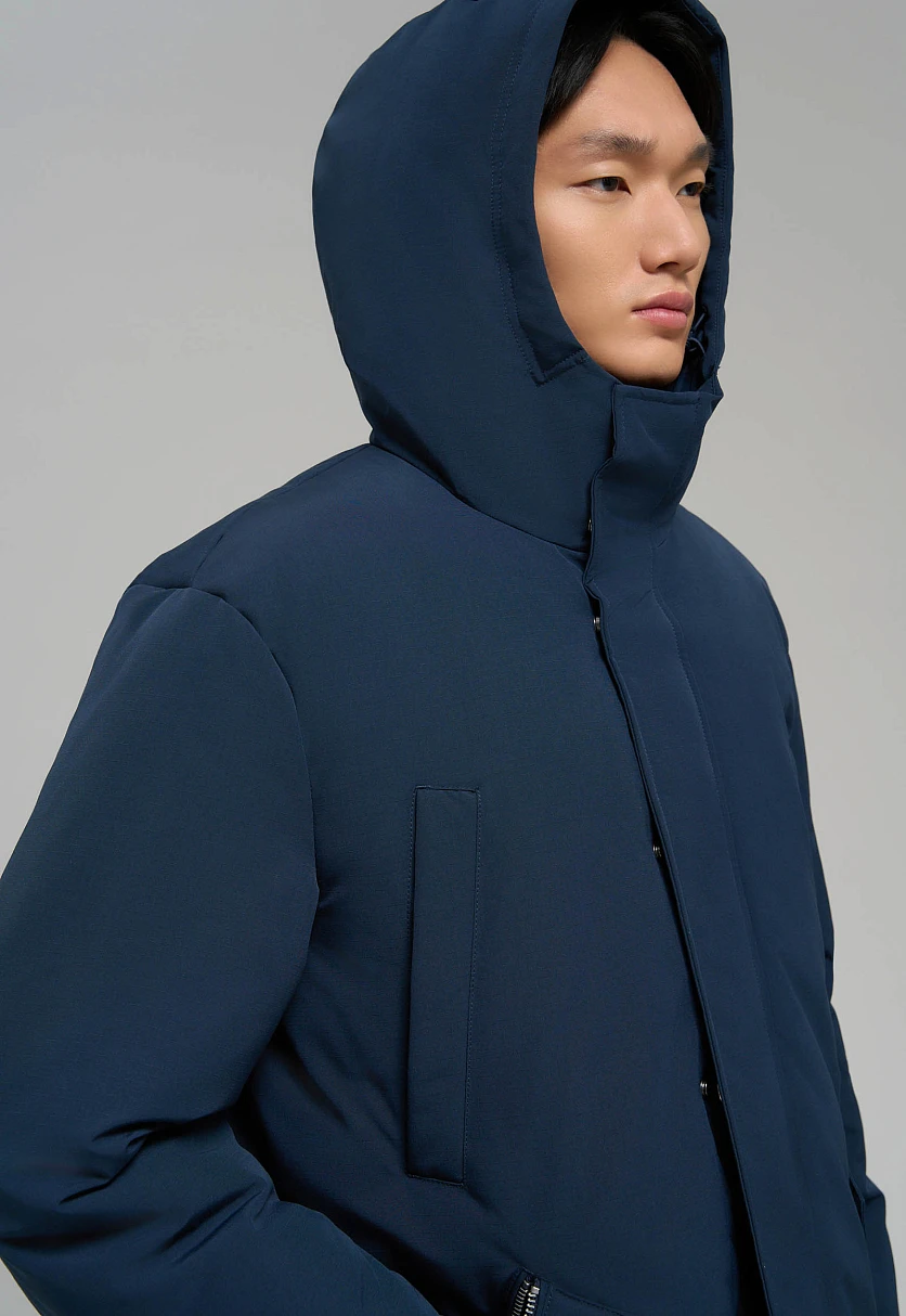 Однобортное пальто с капюшоном, Модель FAE210114, Фото №7