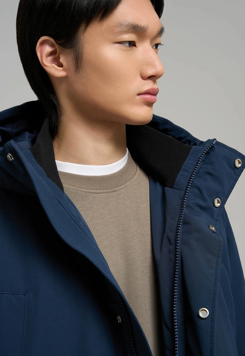 Однобортное пальто с капюшоном, Модель FAE210114, Фото №5