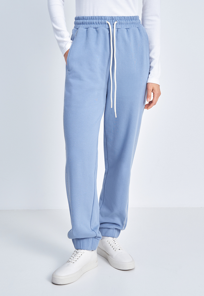 Спортивные брюки с контрастной отделкой