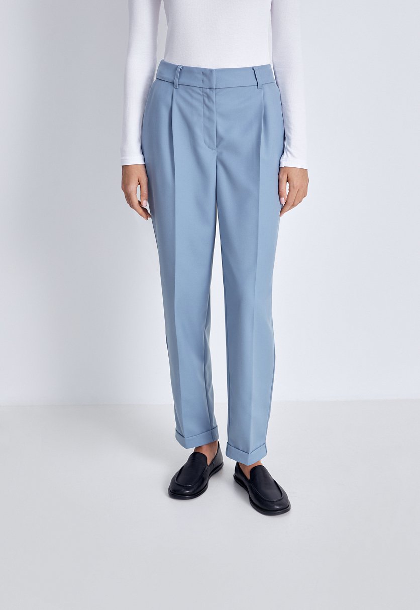 Брюки зауженного силуэта